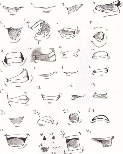 <b>Draw</b> the eyes so they’re below the guideline you drew earlier. . Draw anime mouth